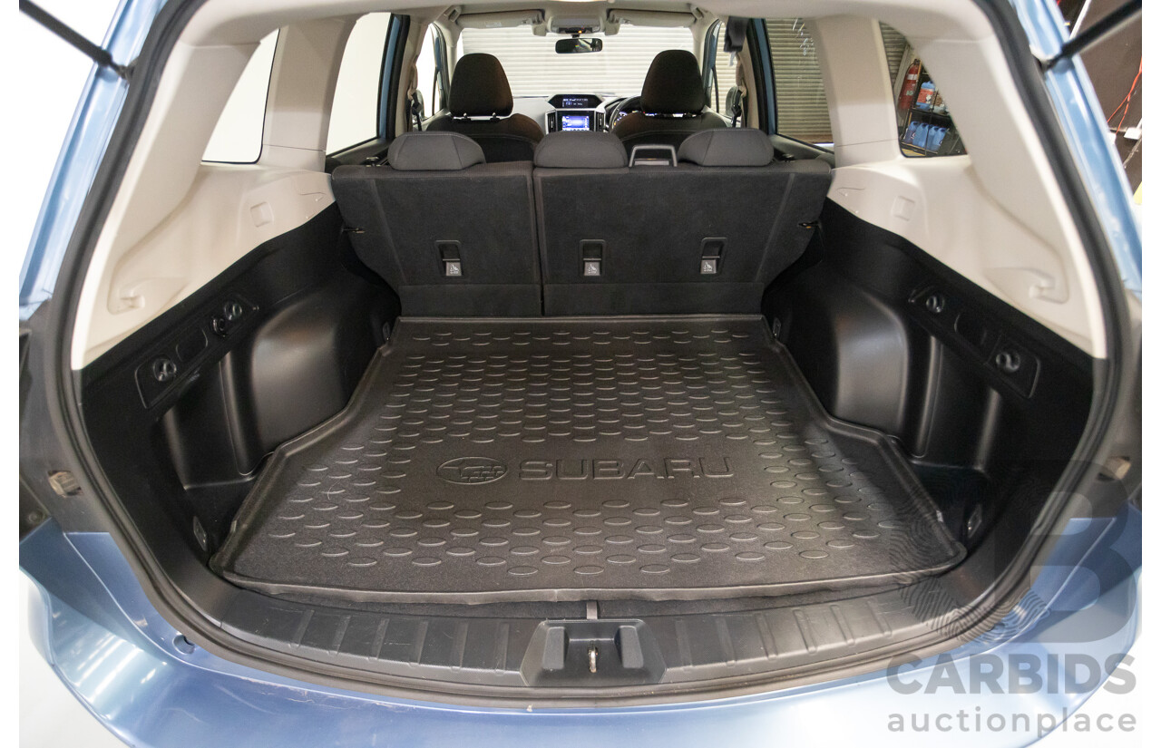 11/2018 Subaru Forester 2.5i (AWD) MY19 4D Wagon Blue 2.5L