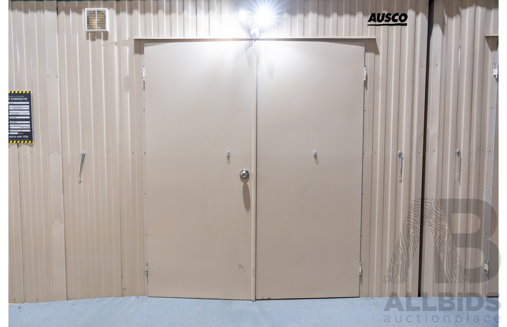 Quantity of 5 Bay's of AUSCO Modular Portable Site Shed's