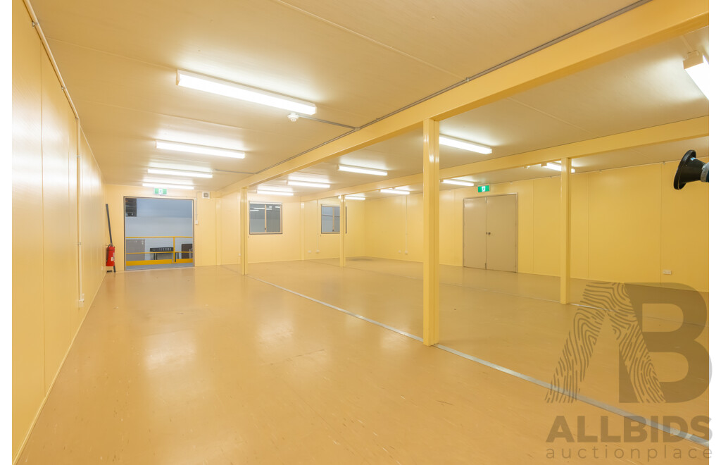 Quantity of 5 Bay's of AUSCO Modular Portable Site Shed's