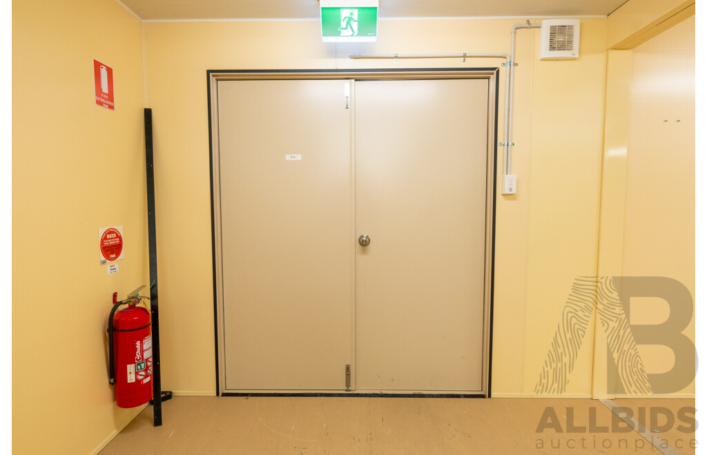 Quantity of 5 Bay's of AUSCO Modular Portable Site Shed's