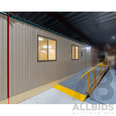 Quantity of 5 Bay's of AUSCO Modular Portable Site Shed's