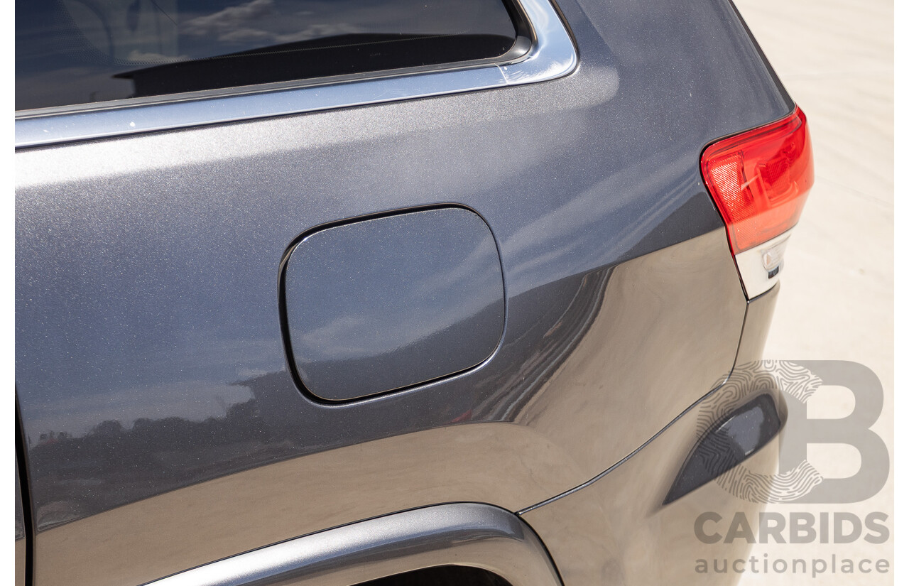 11/2014 Jeep Grand Cherokee Overland (4x4) WK MY15 4D Wagon Silver Turbo Diesel 3.0L