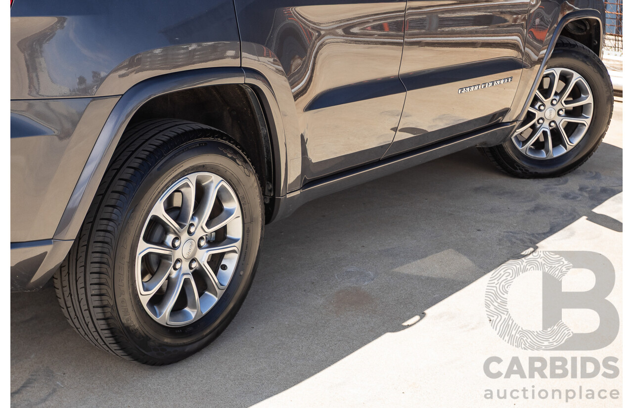 11/2014 Jeep Grand Cherokee Overland (4x4) WK MY15 4D Wagon Silver Turbo Diesel 3.0L