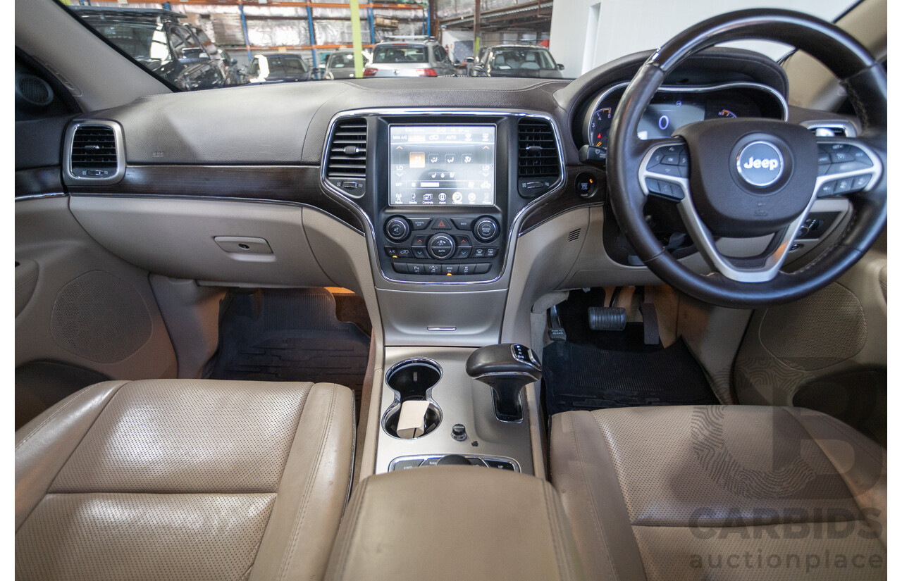 11/2014 Jeep Grand Cherokee Overland (4x4) WK MY15 4D Wagon Silver Turbo Diesel 3.0L