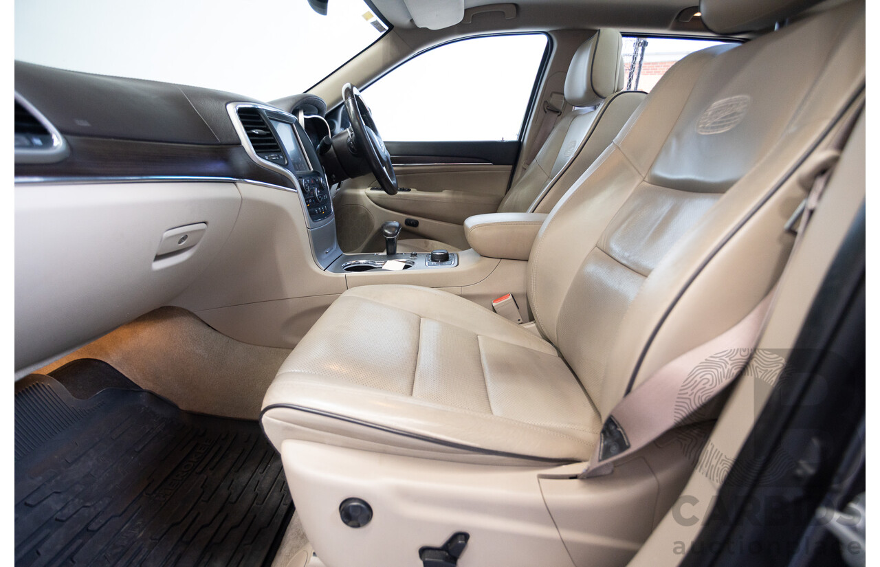 11/2014 Jeep Grand Cherokee Overland (4x4) WK MY15 4D Wagon Silver Turbo Diesel 3.0L