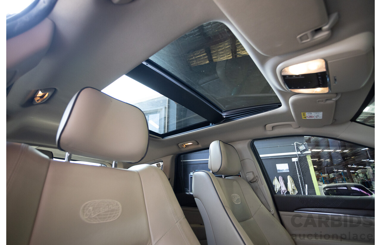 11/2014 Jeep Grand Cherokee Overland (4x4) WK MY15 4D Wagon Silver Turbo Diesel 3.0L