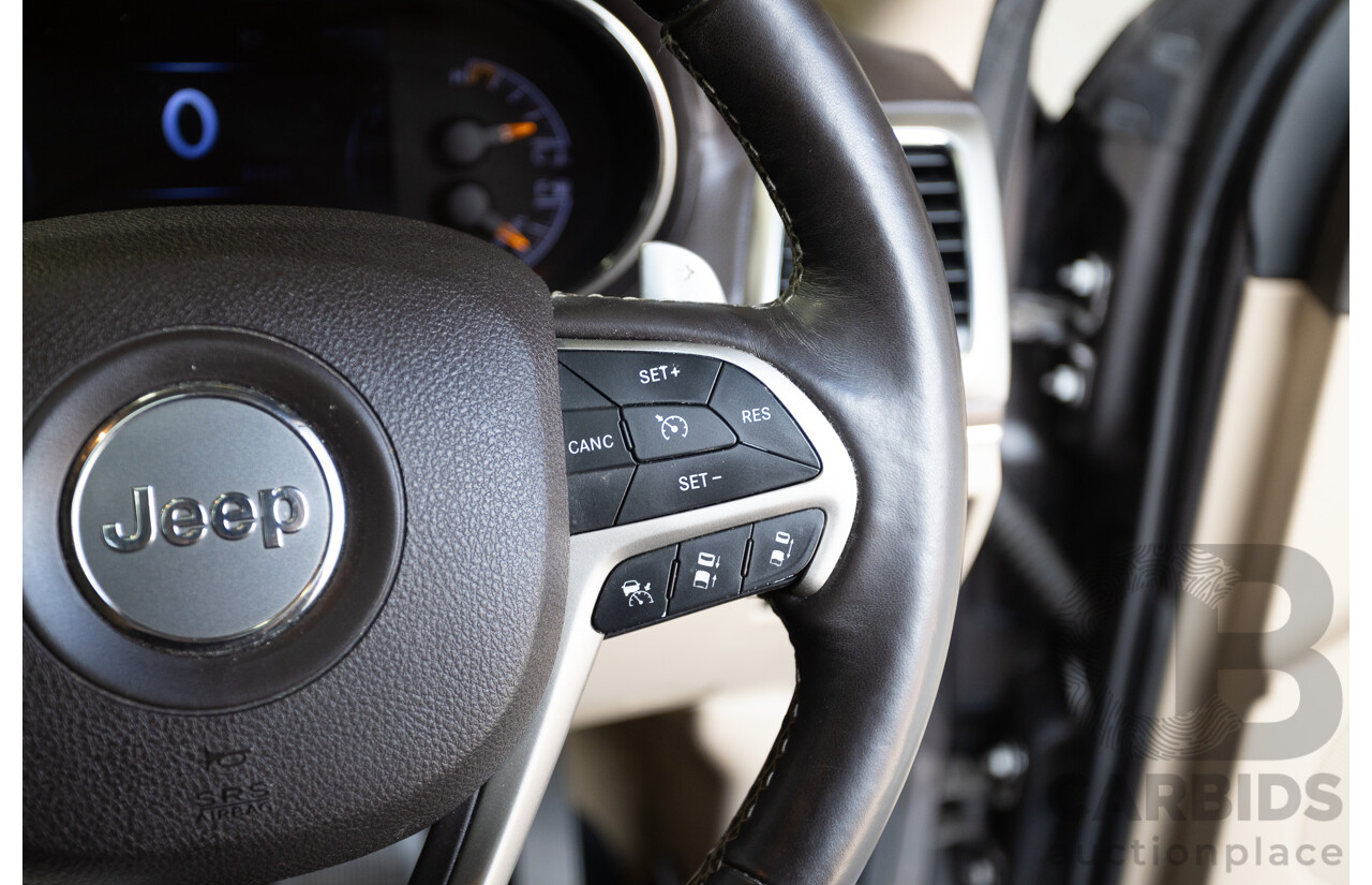 11/2014 Jeep Grand Cherokee Overland (4x4) WK MY15 4D Wagon Silver Turbo Diesel 3.0L