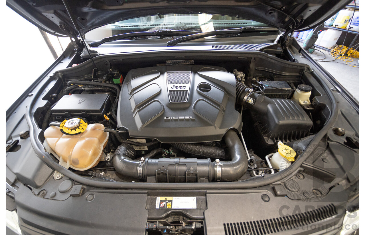 11/2014 Jeep Grand Cherokee Overland (4x4) WK MY15 4D Wagon Silver Turbo Diesel 3.0L