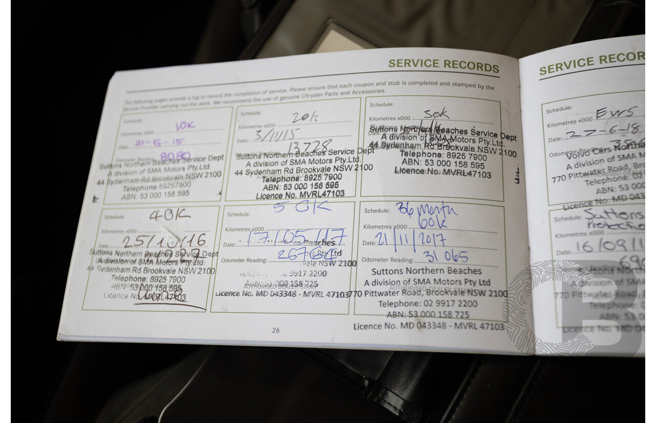 11/2014 Jeep Grand Cherokee Overland (4x4) WK MY15 4D Wagon Silver Turbo Diesel 3.0L