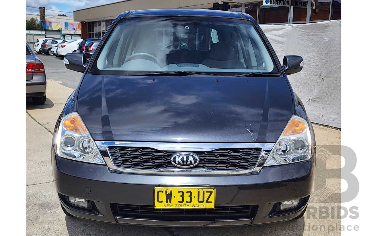 1/2014 Kia Grand Carnival S VQ MY14 4d Wagon Grey 3.5L