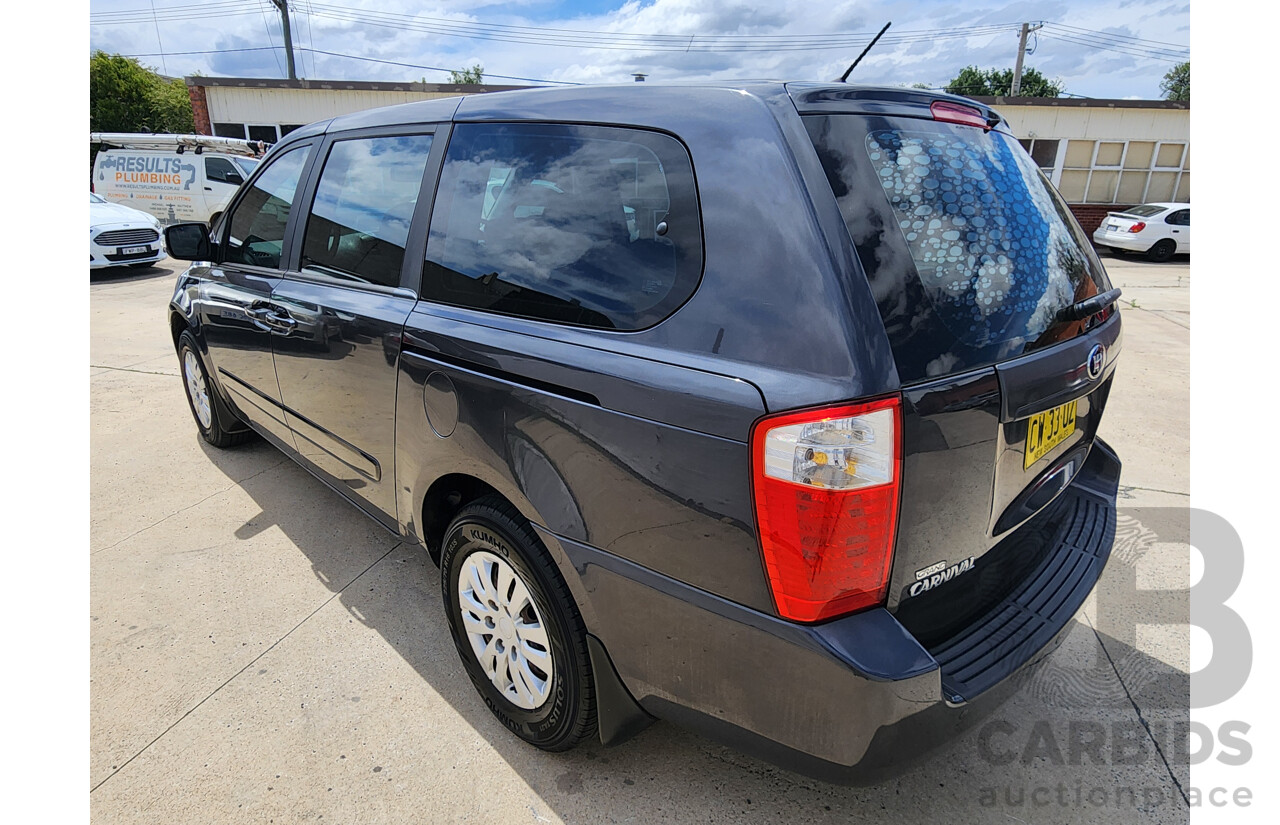 1/2014 Kia Grand Carnival S VQ MY14 4d Wagon Grey 3.5L