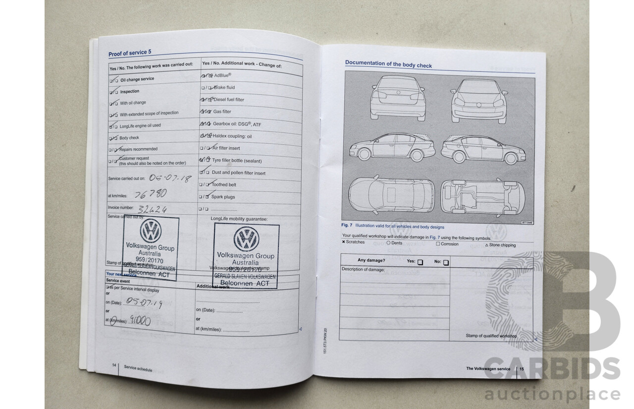 10/2014 Volkswagen Golf 103 TSI Highline AU MY14 5d Hatchback White 1.4L