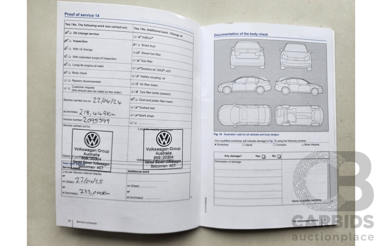 10/2014 Volkswagen Golf 103 TSI Highline AU MY14 5d Hatchback White 1.4L