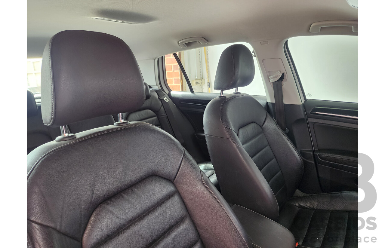 10/2014 Volkswagen Golf 103 TSI Highline AU MY14 5d Hatchback White 1.4L