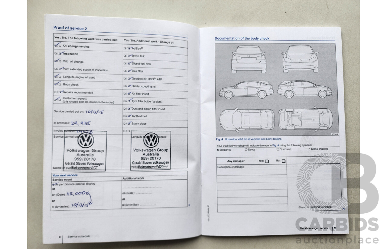 10/2014 Volkswagen Golf 103 TSI Highline AU MY14 5d Hatchback White 1.4L