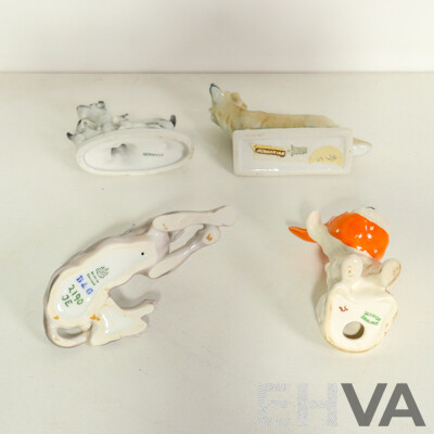 Collection of Small Porcelain Dogs