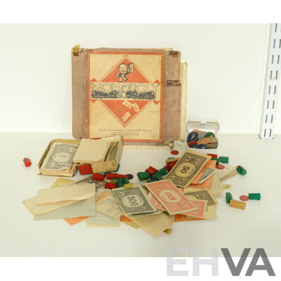 Vintage Monopoly Board Game
