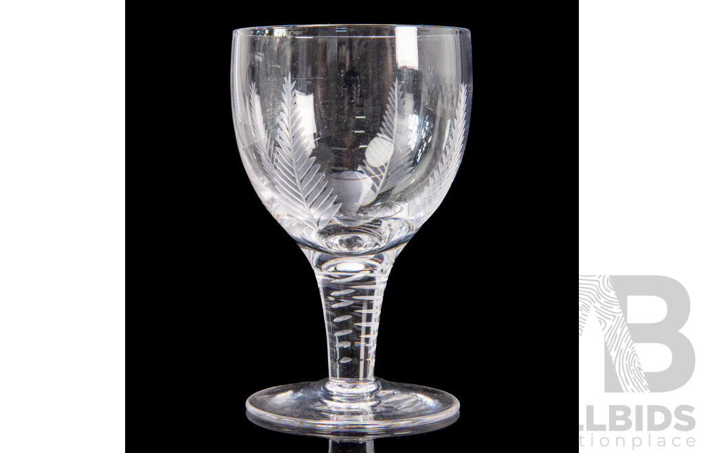 Large Collection of Vintage Stewart Crystal Glasswear