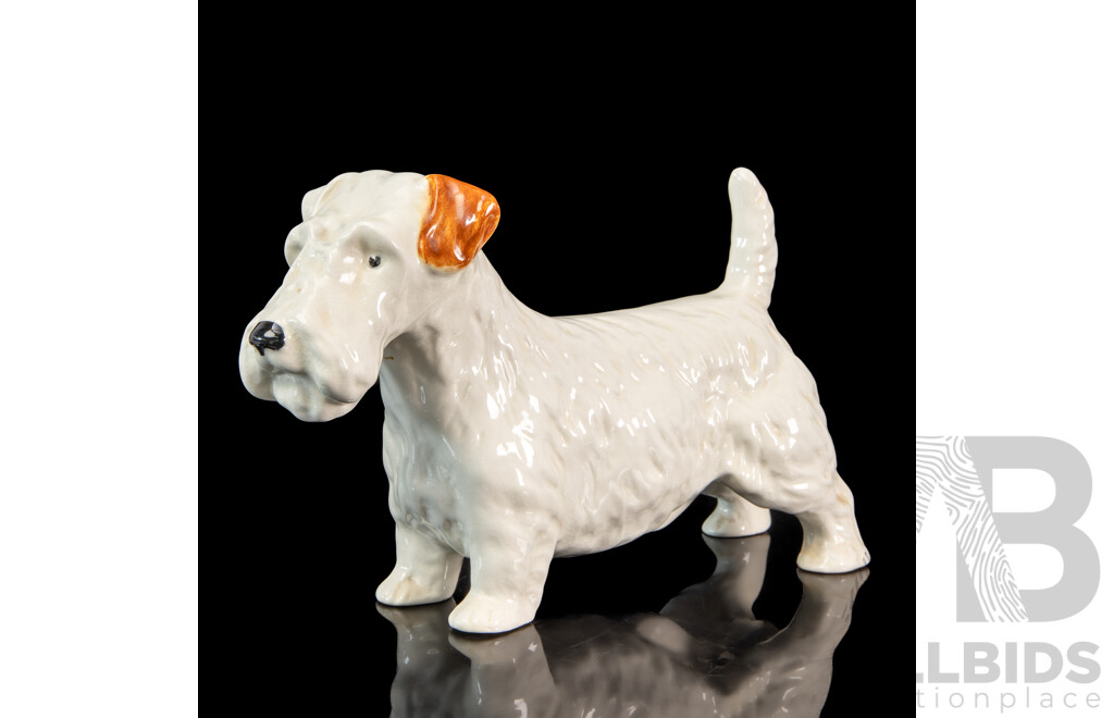 Glazed Ceramic Sealyham Terrier by Beswick