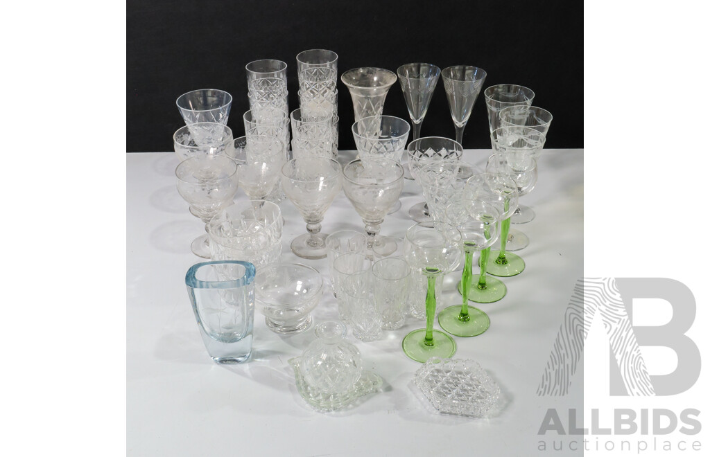 Large Collection of Glassware
