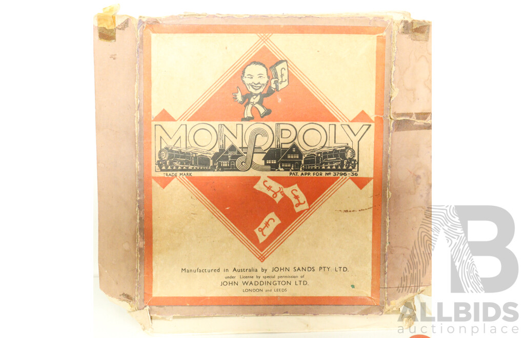 Vintage Monopoly Board Game