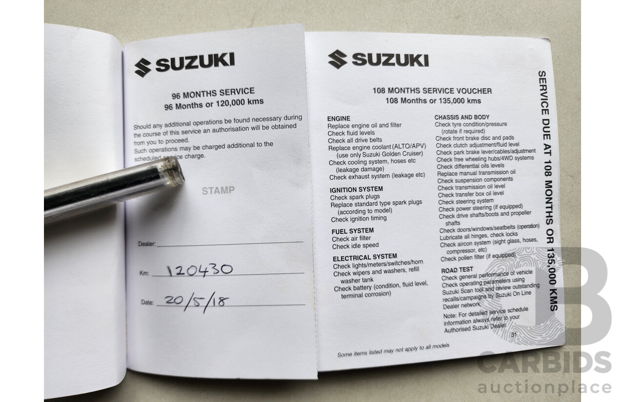 12/2012 Suzuki Swift GL FZ 5d Hatchback Red 1.4L