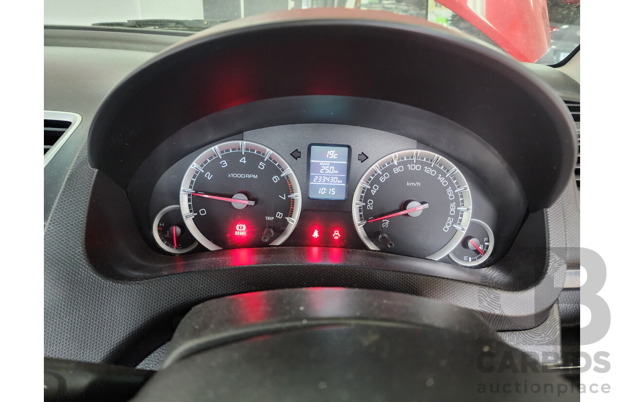 12/2012 Suzuki Swift GL FZ 5d Hatchback Red 1.4L