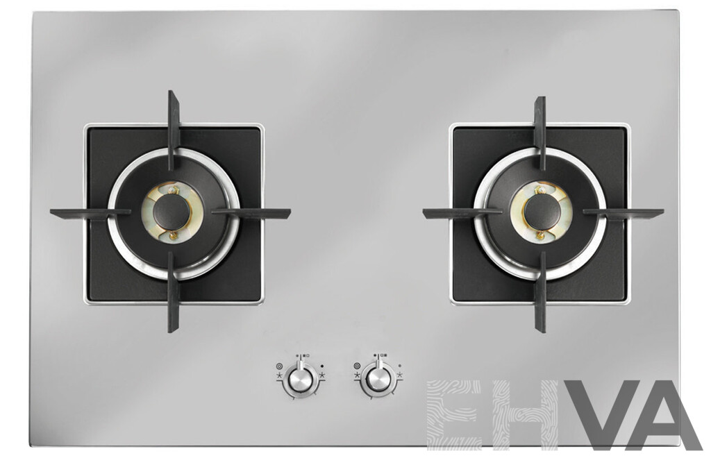 ILVE (ILAS762X), 76cm Natural Gas 2 Burner Cooktop - RRP $1584.00