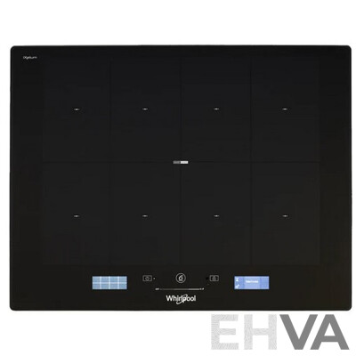 Whirlpool (SMP658CNEIXL) 65cm 8 Zone Full-Flexi Electric Induction Cooktop with Assisted Display - RRP $2999.00