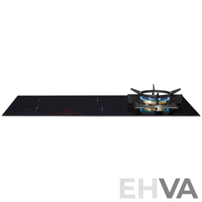 ILVE (ILBV941), 90cm Hybrid Induction Cook-top with Natural Gas Wok - RRP $2464.00