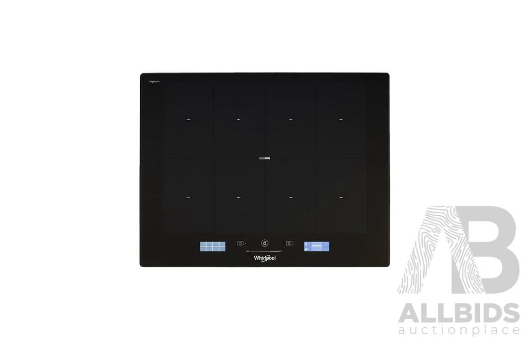 Whirlpool (SMP658CNEIXL) 65cm 8 Zone Full-Flexi Electric Induction Cooktop with Assisted Display - RRP $2999.00