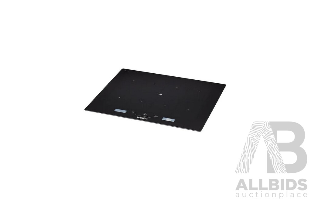 Whirlpool (SMP658CNEIXL) 65cm 8 Zone Full-Flexi Electric Induction Cooktop with Assisted Display - RRP $2999.00