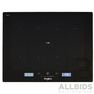 Whirlpool (SMP658CNEIXL) 65cm 8 Zone Full-Flexi Electric Induction Cooktop with Assisted Display - RRP $2999.00