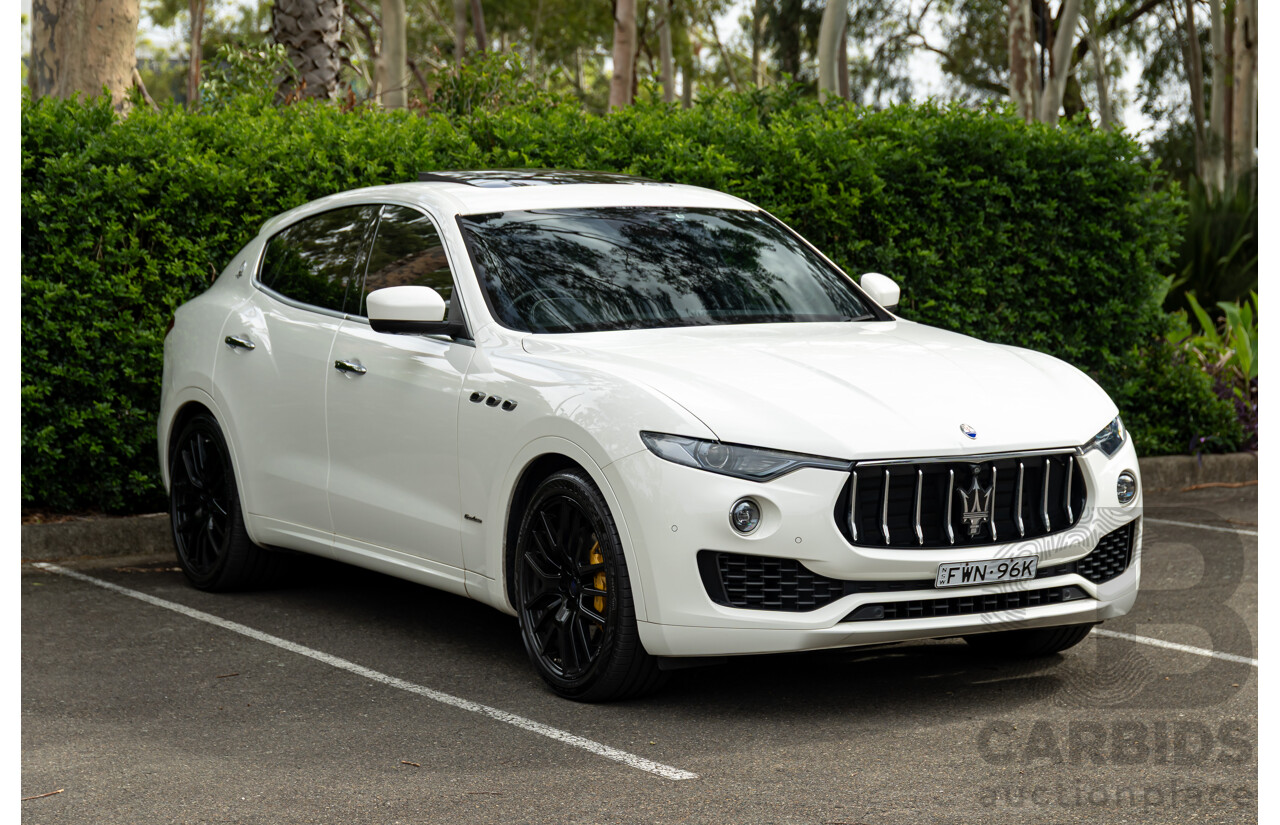 07/2018 Maserati Levante S Granlusso (AWD) M161 MY18 4d Wagon Bianco Neve Twin Turbo V6 3.0L