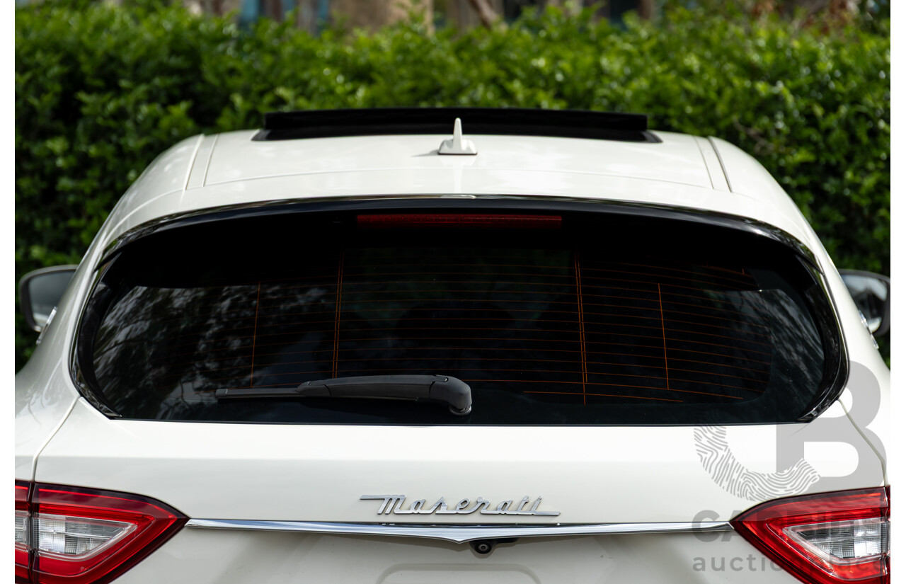 07/2018 Maserati Levante S Granlusso (AWD) M161 MY18 4d Wagon Bianco Neve Twin Turbo V6 3.0L