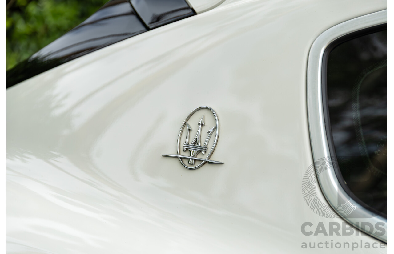 07/2018 Maserati Levante S Granlusso (AWD) M161 MY18 4d Wagon Bianco Neve Twin Turbo V6 3.0L