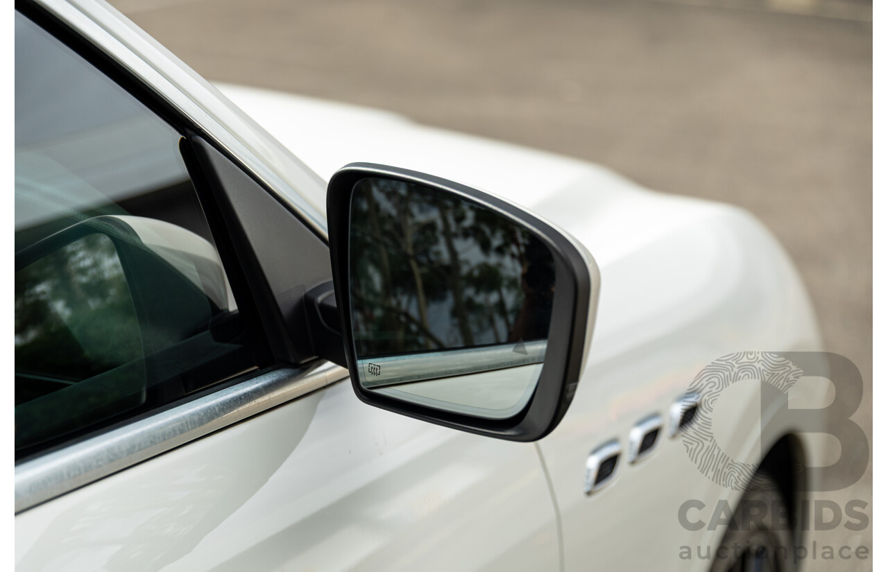 07/2018 Maserati Levante S Granlusso (AWD) M161 MY18 4d Wagon Bianco Neve Twin Turbo V6 3.0L