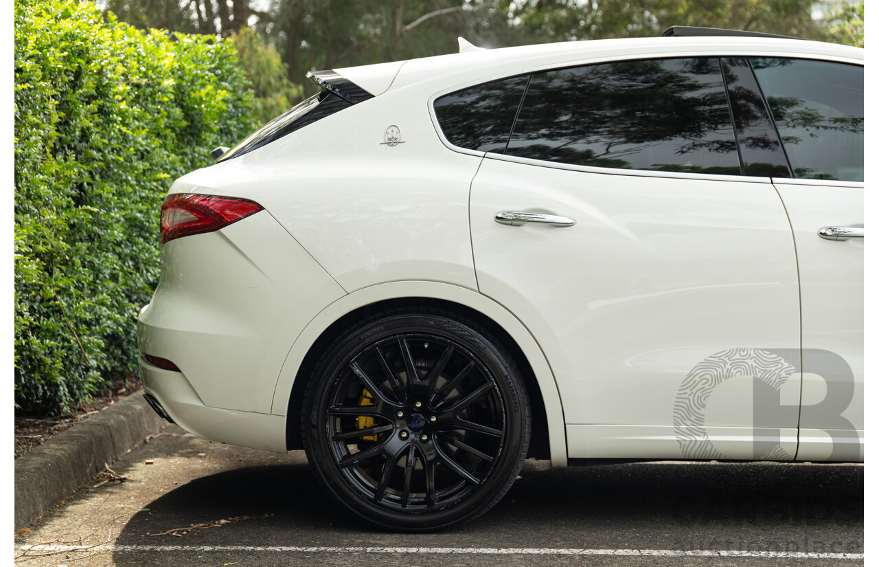 07/2018 Maserati Levante S Granlusso (AWD) M161 MY18 4d Wagon Bianco Neve Twin Turbo V6 3.0L
