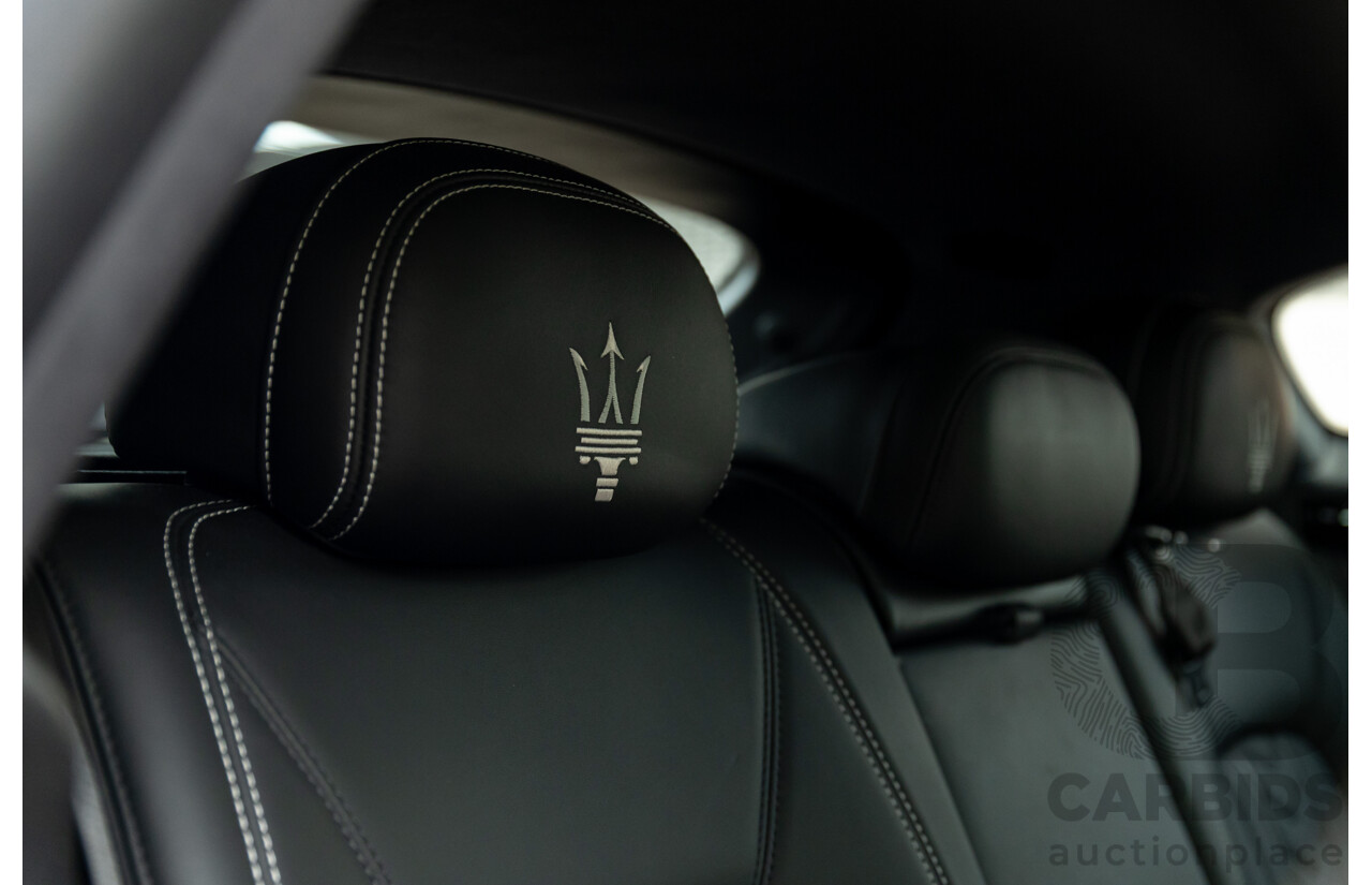 07/2018 Maserati Levante S Granlusso (AWD) M161 MY18 4d Wagon Bianco Neve Twin Turbo V6 3.0L