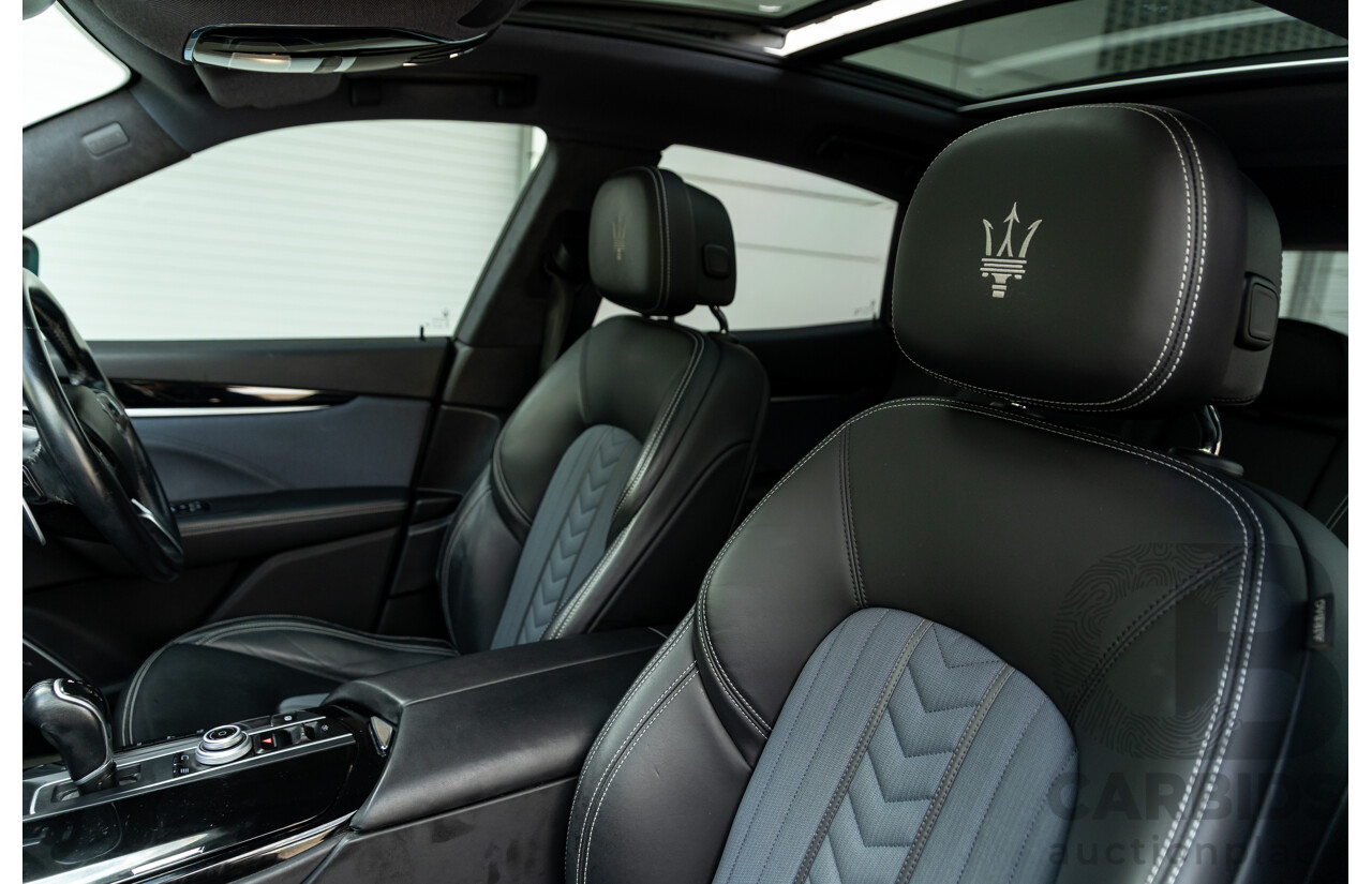 07/2018 Maserati Levante S Granlusso (AWD) M161 MY18 4d Wagon Bianco Neve Twin Turbo V6 3.0L