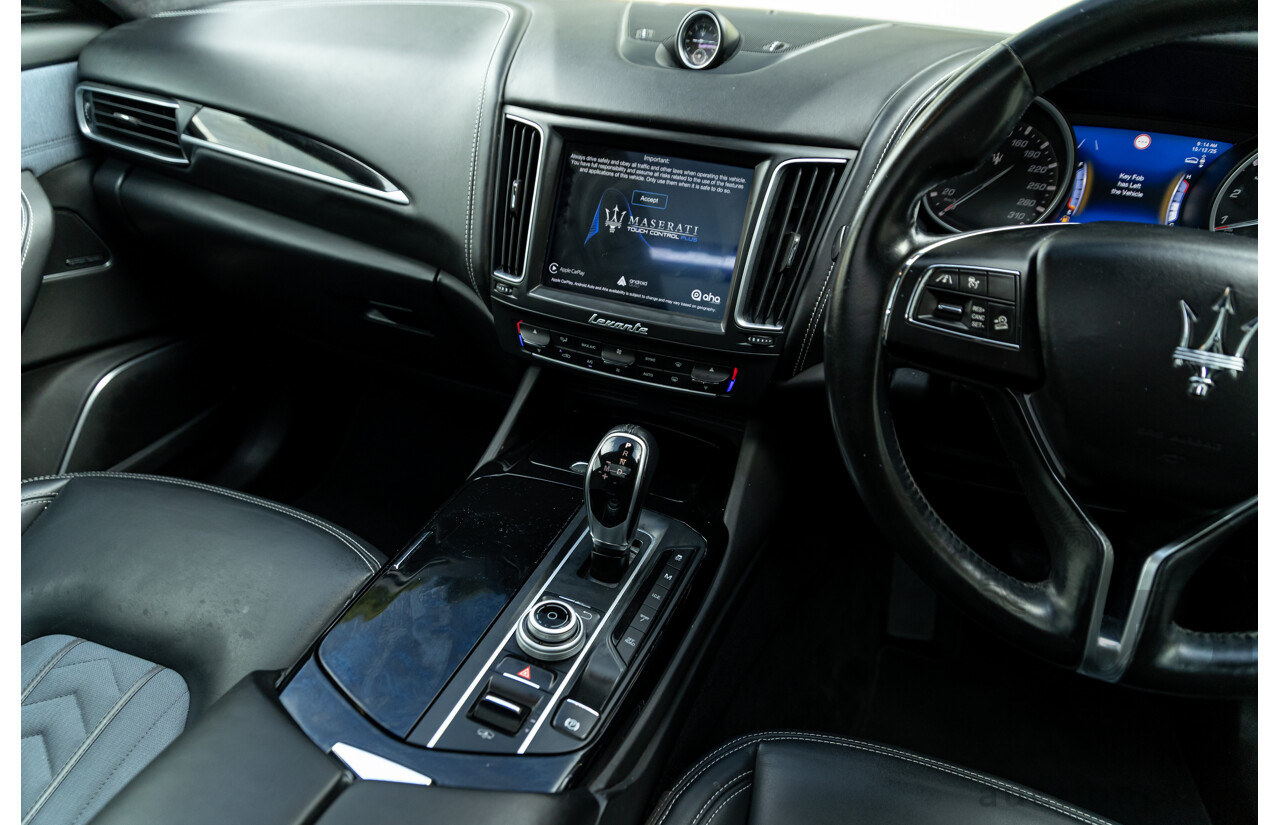 07/2018 Maserati Levante S Granlusso (AWD) M161 MY18 4d Wagon Bianco Neve Twin Turbo V6 3.0L