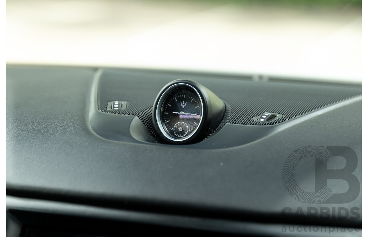 07/2018 Maserati Levante S Granlusso (AWD) M161 MY18 4d Wagon Bianco Neve Twin Turbo V6 3.0L