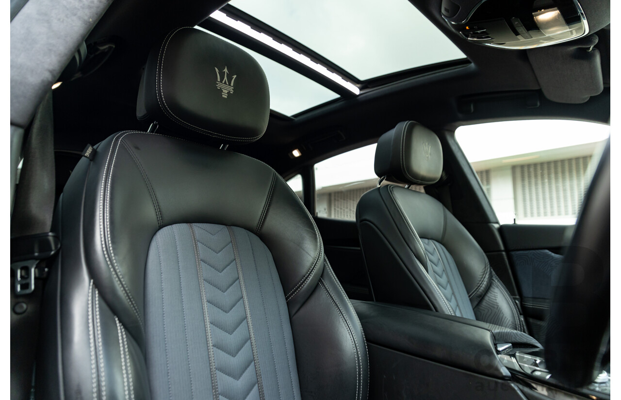 07/2018 Maserati Levante S Granlusso (AWD) M161 MY18 4d Wagon Bianco Neve Twin Turbo V6 3.0L