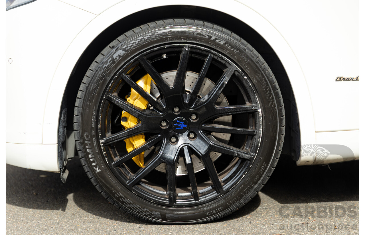 07/2018 Maserati Levante S Granlusso (AWD) M161 MY18 4d Wagon Bianco Neve Twin Turbo V6 3.0L