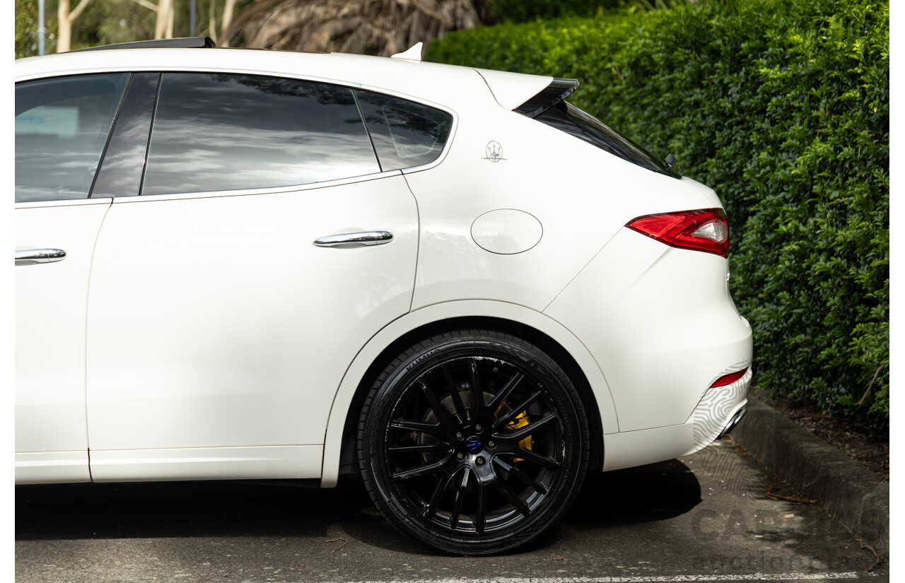 07/2018 Maserati Levante S Granlusso (AWD) M161 MY18 4d Wagon Bianco Neve Twin Turbo V6 3.0L