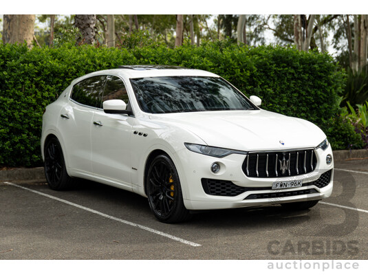07/2018 Maserati Levante S Granlusso (AWD) M161 MY18 4d Wagon Bianco Neve Twin Turbo V6 3.0L