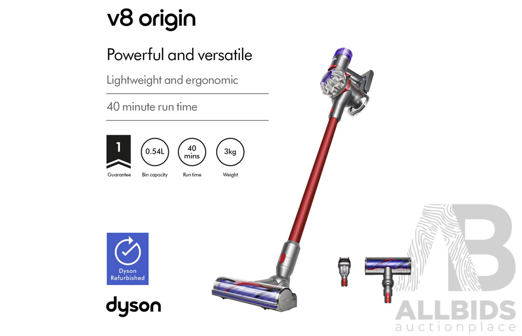 Dyson V8 Origin (447949) ORP $699  (Includes 1 Year Warranty From Dyson)