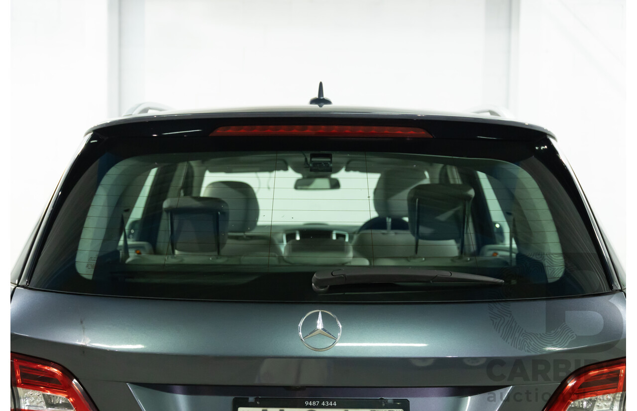 5/2012 Mercedes-Benz ML 250 CDI Bluetec (4x4) 166 4d Wagon Tenorite Grey Metallic Turbo Diesel 2.1L