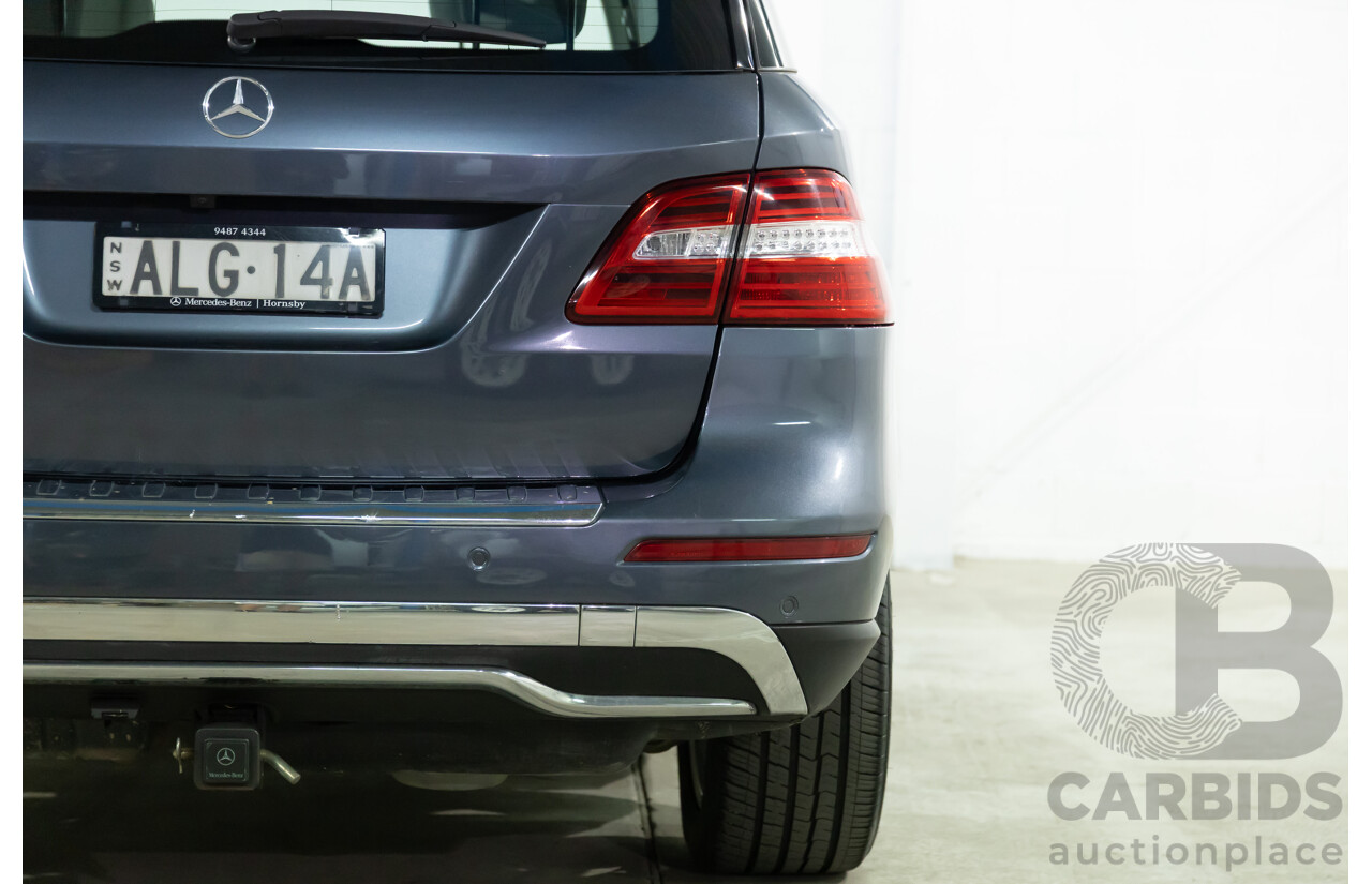 5/2012 Mercedes-Benz ML 250 CDI Bluetec (4x4) 166 4d Wagon Tenorite Grey Metallic Turbo Diesel 2.1L