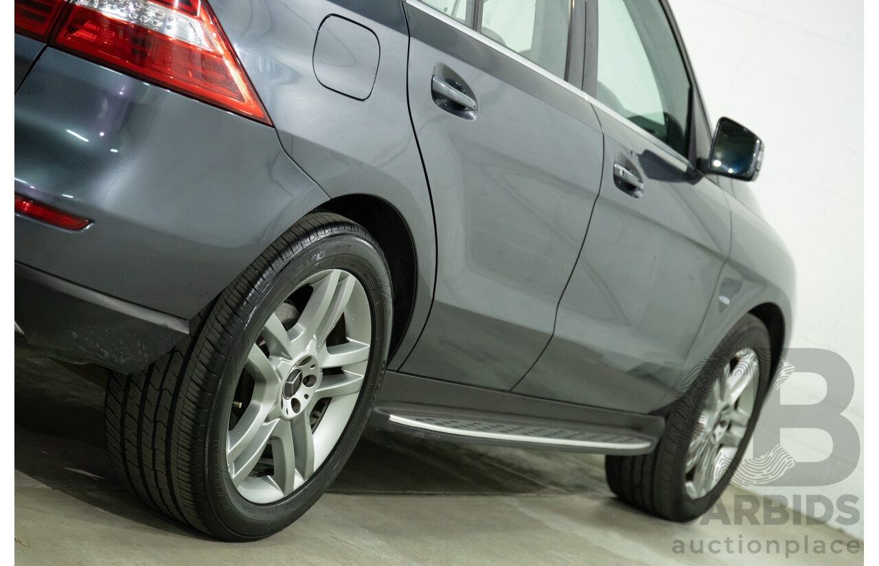 5/2012 Mercedes-Benz ML 250 CDI Bluetec (4x4) 166 4d Wagon Tenorite Grey Metallic Turbo Diesel 2.1L